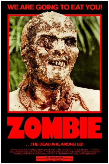 Plakat do filmu "Zombie pożeracze mięsa" #273806