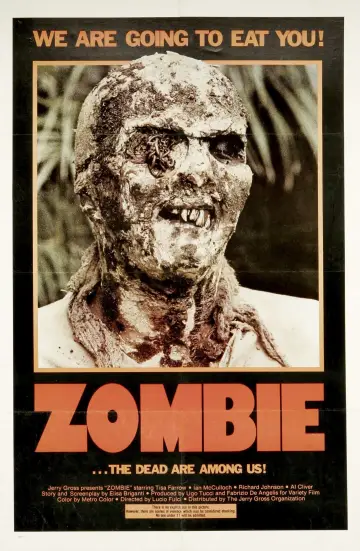 Plakat do filmu "Zombie pożeracze mięsa" #273807