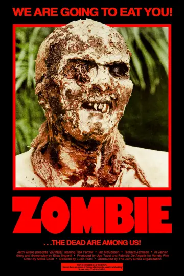 Plakat do filmu "Zombie pożeracze mięsa" #273825