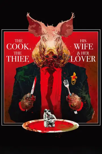 Plakat do filmu "Kucharz, złodziej, jego żona i jej kochanek" #159475