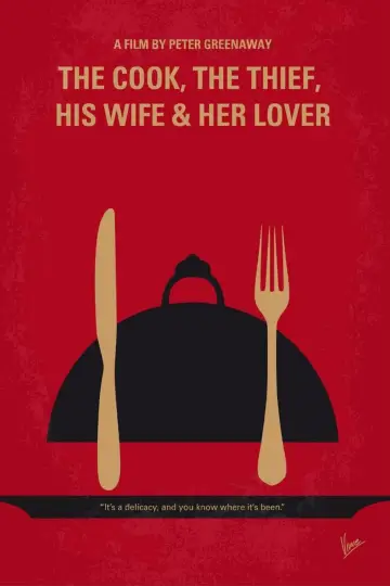 Plakat do filmu "Kucharz, złodziej, jego żona i jej kochanek" #384651