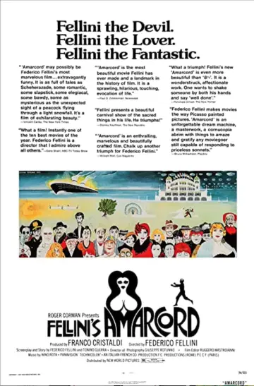 Plakat do filmu "Amarcord" #182956