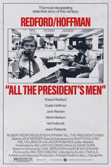 Plakat do filmu "Wszyscy ludzie prezydenta" #789660