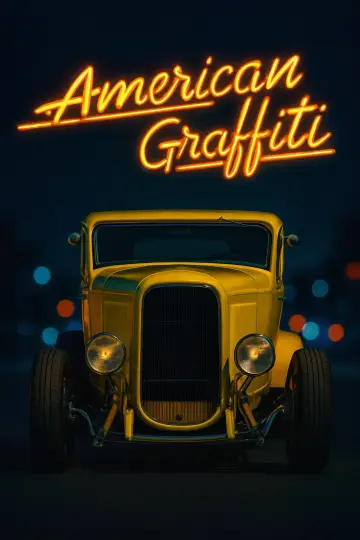 Plakat do filmu "Amerykańskie graffiti" #877901