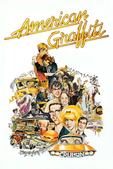 Plakat do filmu "Amerykańskie graffiti" #877905