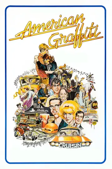 Plakat do filmu "Amerykańskie graffiti" #877909