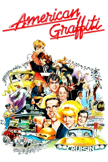 Plakat do filmu "Amerykańskie graffiti" #877916