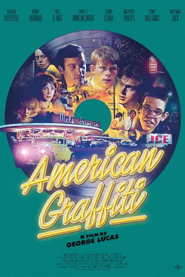 Plakat do filmu "Amerykańskie graffiti" #877922