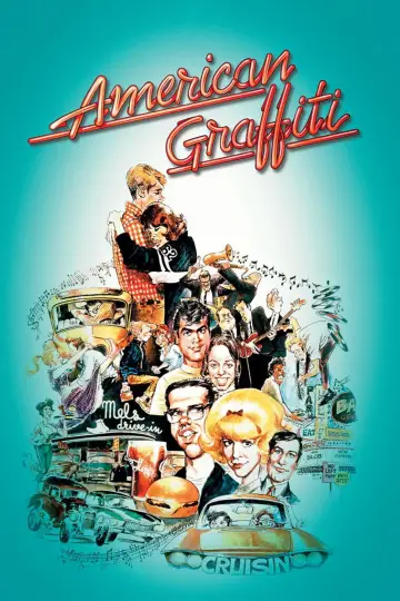 Plakat do filmu "Amerykańskie graffiti" #877924