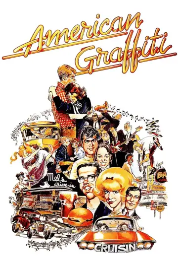 Plakat do filmu "Amerykańskie graffiti" #98318