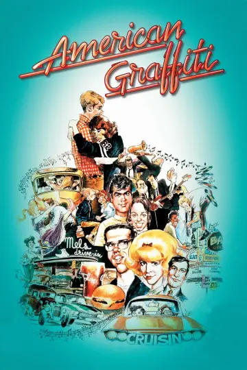 Plakat do filmu "Amerykańskie graffiti" #98321