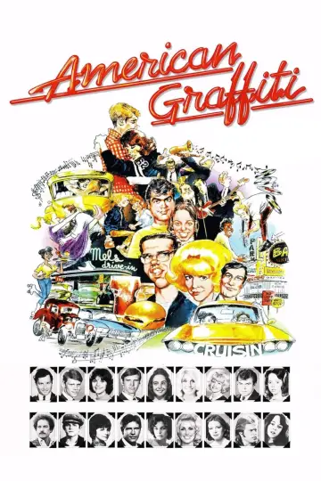 Plakat do filmu "Amerykańskie graffiti" #98325