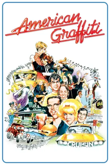 Plakat do filmu "Amerykańskie graffiti" #98326