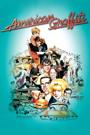 Plakat do filmu "Amerykańskie graffiti" #98329