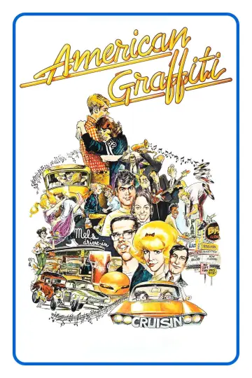 Plakat do filmu "Amerykańskie graffiti" #98333
