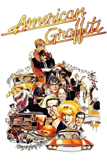 Plakat do filmu "Amerykańskie graffiti" #98334