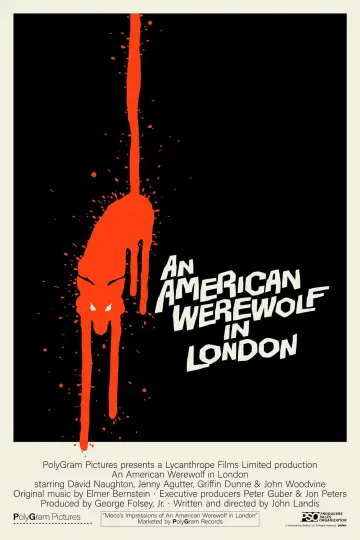 Plakat do filmu "Amerykański wilkołak w Londynie" #220334