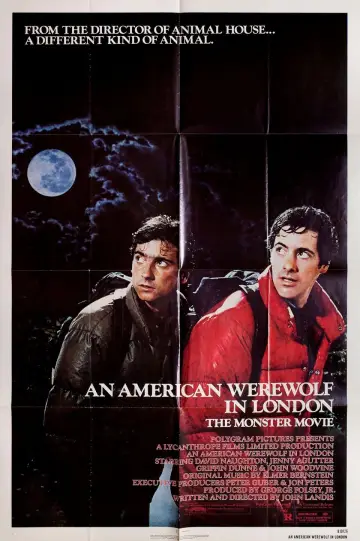 Plakat do filmu "Amerykański wilkołak w Londynie" #220335