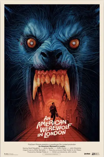 Plakat do filmu "Amerykański wilkołak w Londynie" #50322