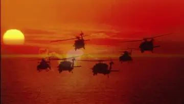 Zasłona do filmu "Helikopter w ogniu" #1796609