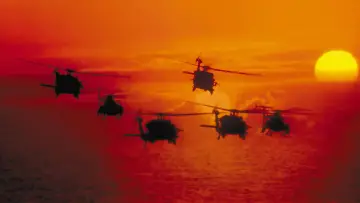 Zasłona do filmu "Helikopter w ogniu" #1856390