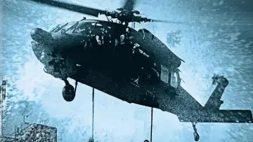 Zasłona do filmu "Helikopter w ogniu" #600911