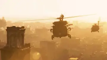 Zasłona do filmu "Helikopter w ogniu" #600914