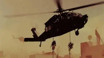 Zasłona do filmu "Helikopter w ogniu" #600921