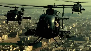 Zasłona do filmu "Helikopter w ogniu" #600927