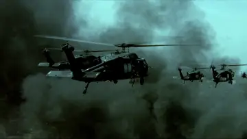 Zasłona do filmu "Helikopter w ogniu" #842048