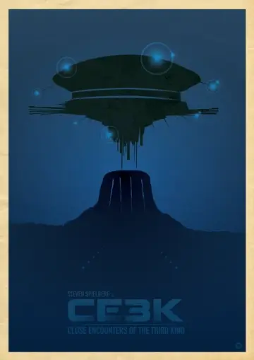 Plakat do filmu "Bliskie spotkania trzeciego stopnia" #221936