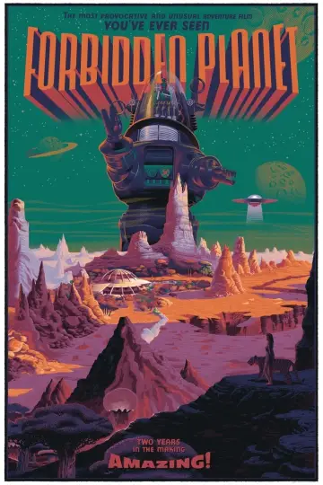 Plakat do filmu "Zakazana planeta" #73995