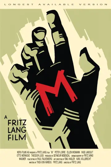 Plakat do filmu "M - Morderca" #178297