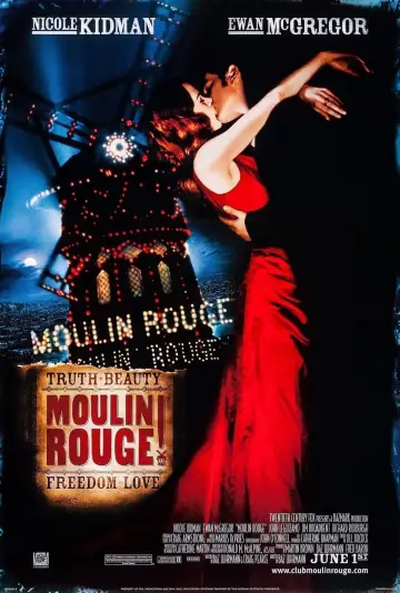 Plakat do filmu "Moulin Rouge!" #132560