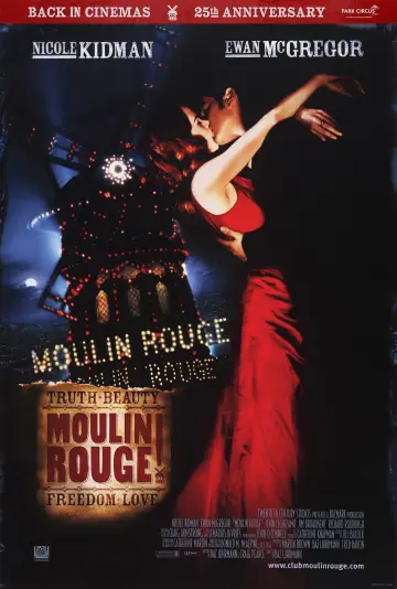 Plakat do filmu "Moulin Rouge!" #802226