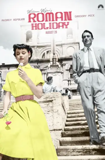 Plakat do filmu "Rzymskie wakacje" #100513