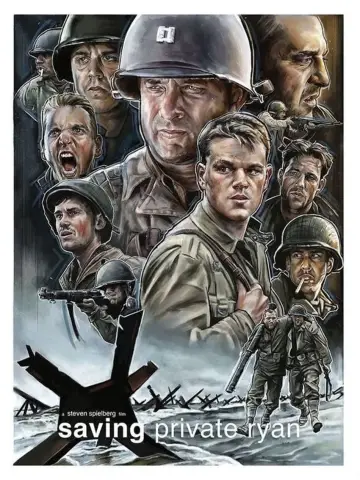 Plakat do filmu "Szeregowiec Ryan" #30917