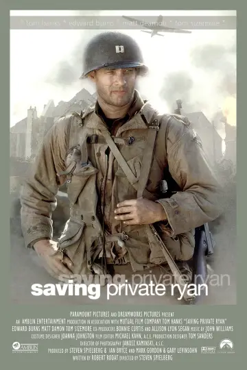 Plakat do filmu "Szeregowiec Ryan" #30936