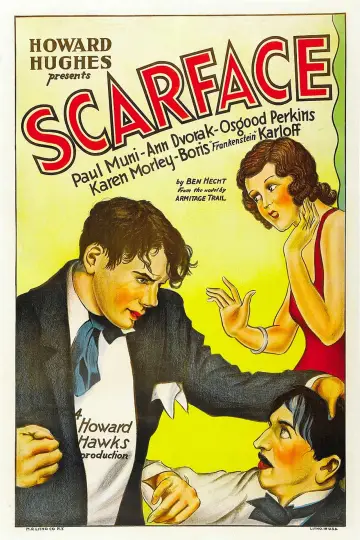 Plakat do filmu "Człowiek z blizną" #870424