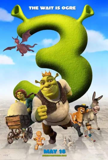 Plakat do filmu "Shrek Trzeci" #18620