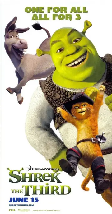 Plakat do filmu "Shrek Trzeci" #18621
