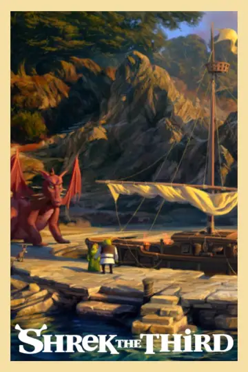 Plakat do filmu "Shrek Trzeci" #18631