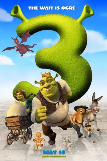 Plakat do filmu "Shrek Trzeci" #622683