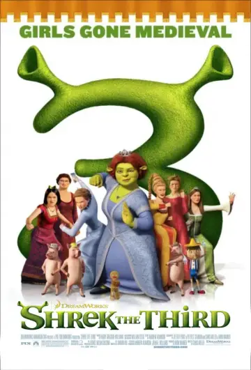 Plakat do filmu "Shrek Trzeci" #913958