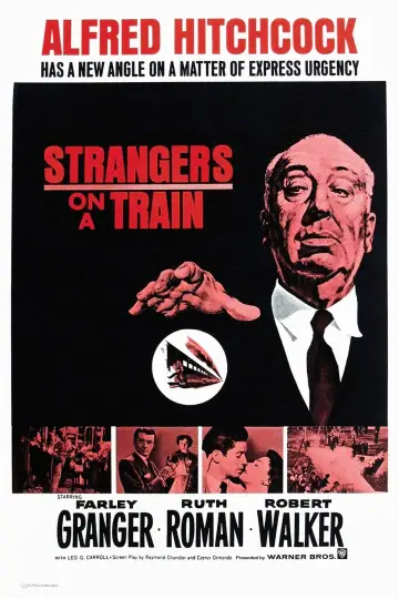 Plakat do filmu "Nieznajomi z pociągu" #202294