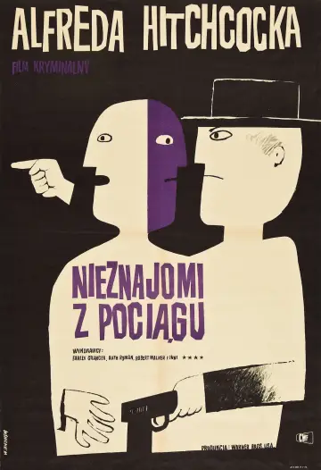 Plakat do filmu "Nieznajomi z pociągu" #801742
