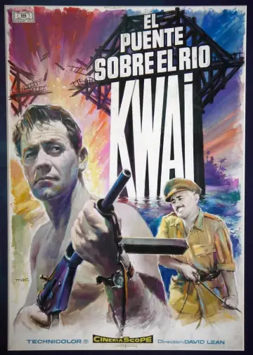 Plakat do filmu "Most na rzece Kwai" #1628335