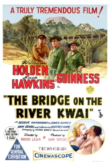 Plakat do filmu "Most na rzece Kwai" #753403