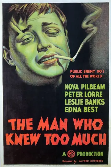 Plakat do filmu "Człowiek, który wiedział za dużo" #287829