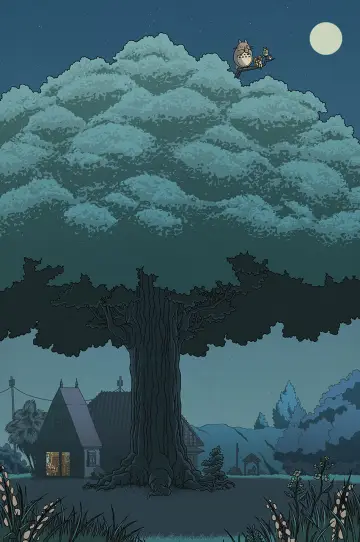Plakat do filmu "Mój sąsiad Totoro" #592643